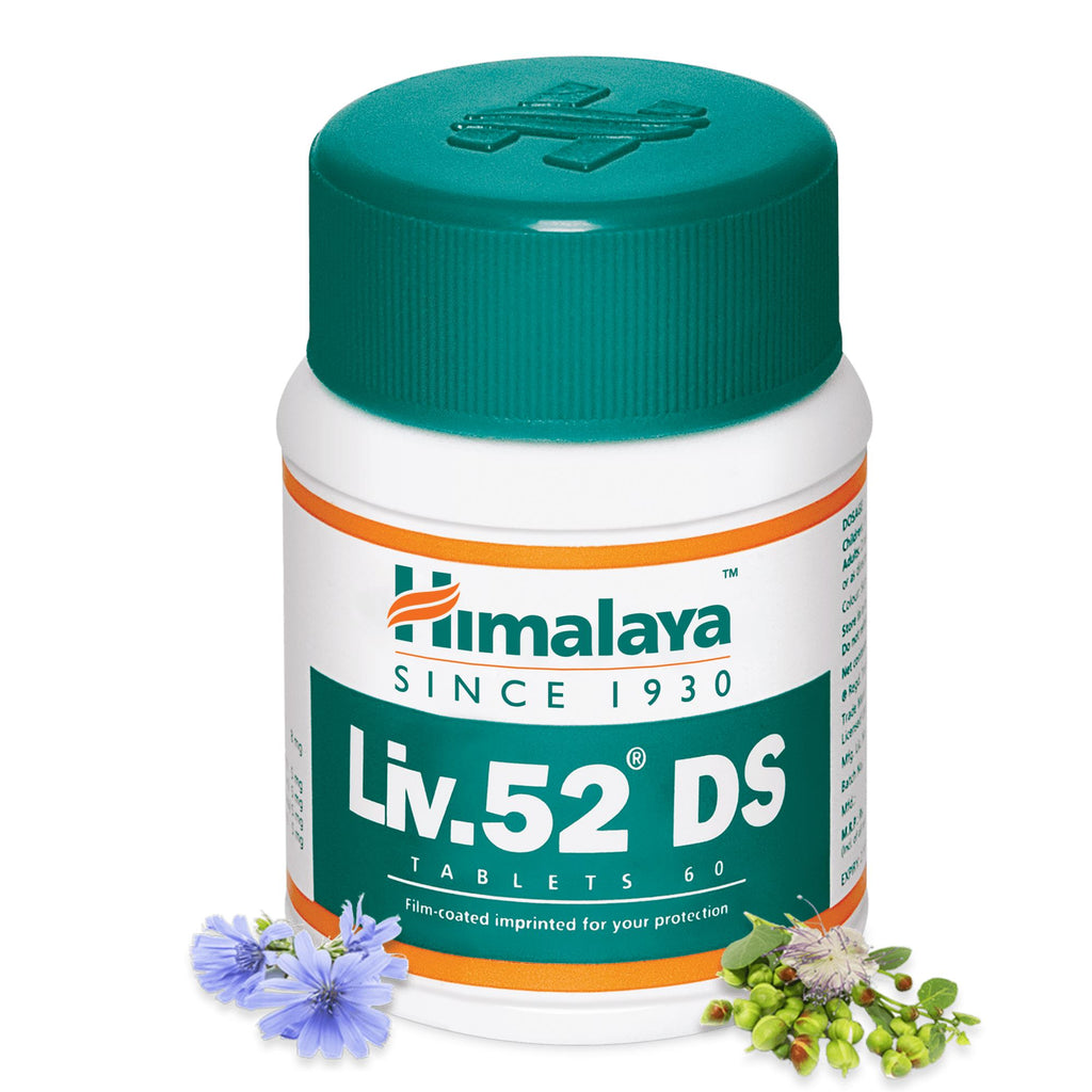 Himalaya Liv.52 DS Tablets (60 Count) – Double Strength Liver Support